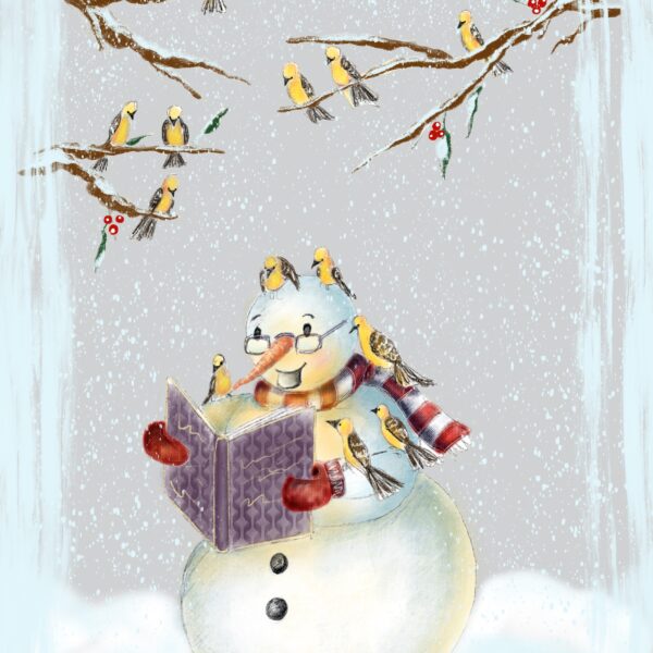 Page Ahead holiday card, 2017