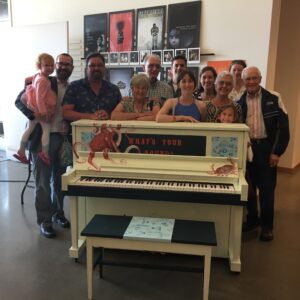 My family with my piano