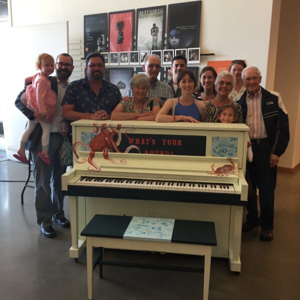 My family with my piano