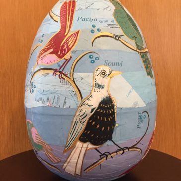 EGG-splore Lynnwood Egg, artistic process